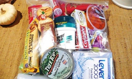 Assemble and distribute care packages for the homeless with SDYP Assemble and distribute care packages for the homeless with SDYP